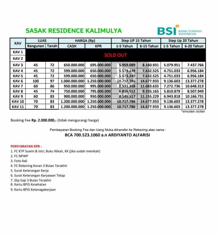 dijual rumah kalimulya cilodong depok
