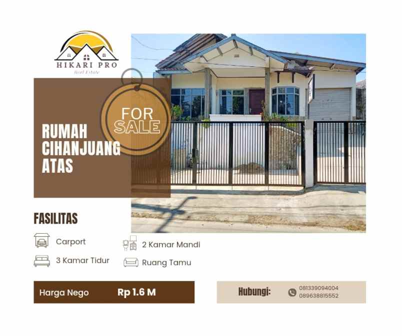 dijual rumah kec parongpong