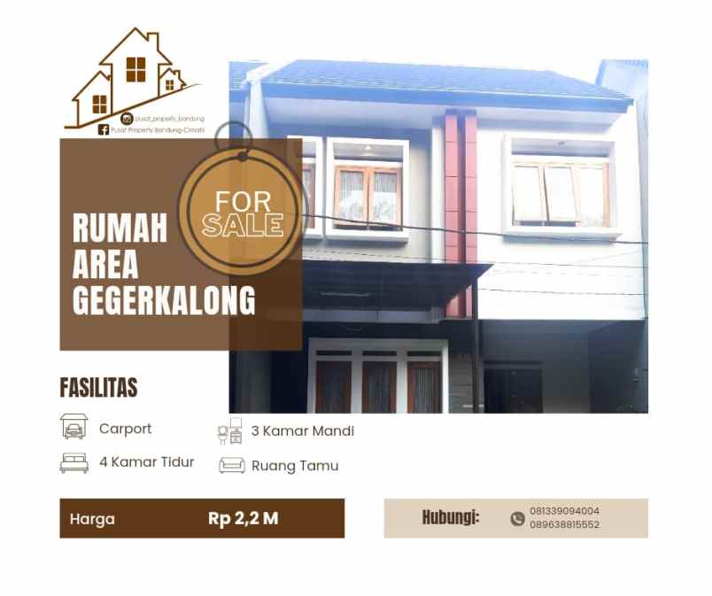 dijual rumah kec sukasari