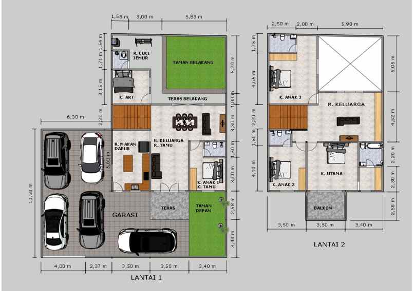 dijual rumah m kahfi 2 jagakarsa