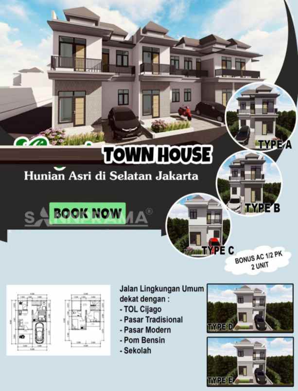 dijual rumah mekarsari cimanggis depok
