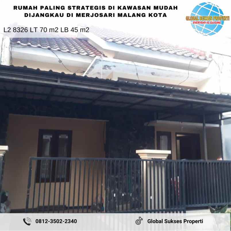 dijual rumah merjosari