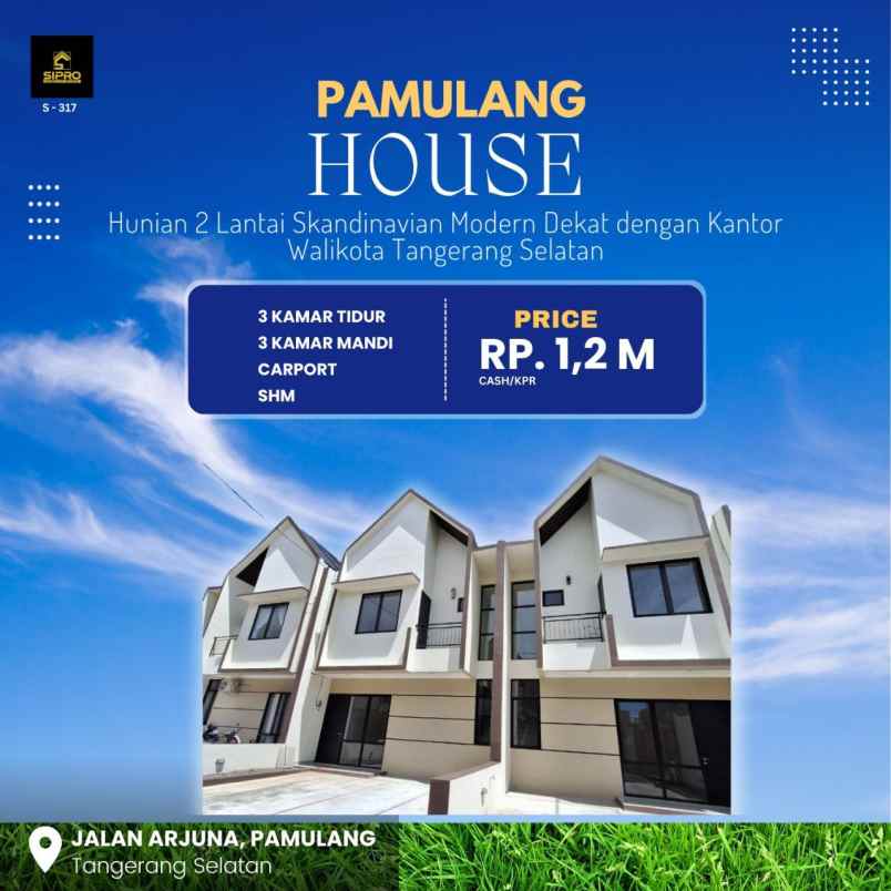 dijual rumah pamulang