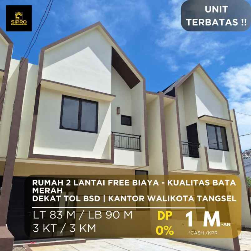 dijual rumah pamulang