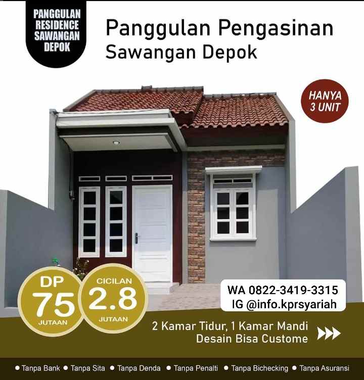 dijual rumah pengasinan