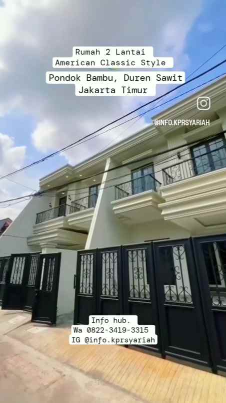 dijual rumah pondok bambu