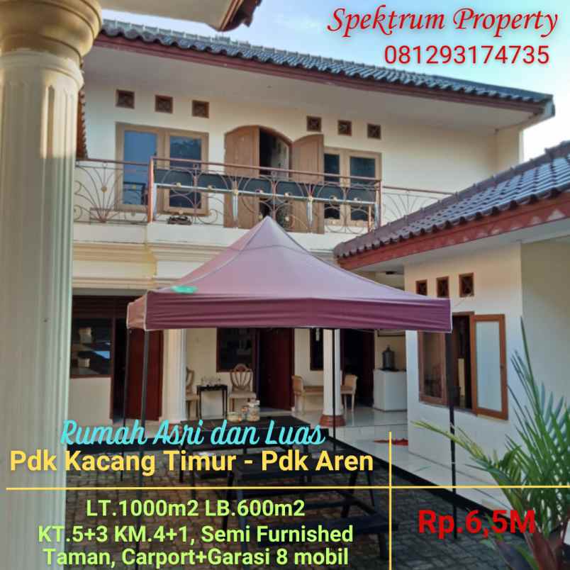 dijual rumah pondok kacang timur pondok