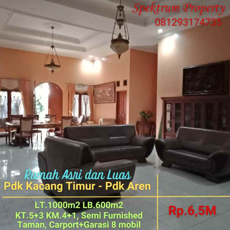 dijual rumah pondok kacang timur pondok