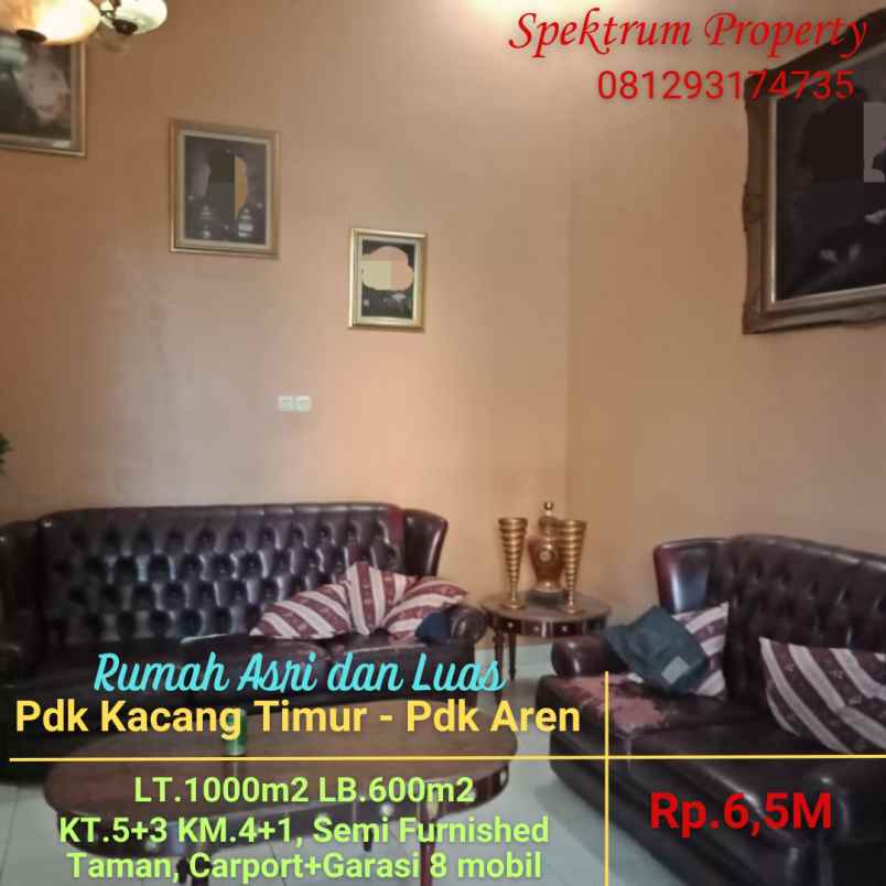 dijual rumah pondok kacang timur pondok