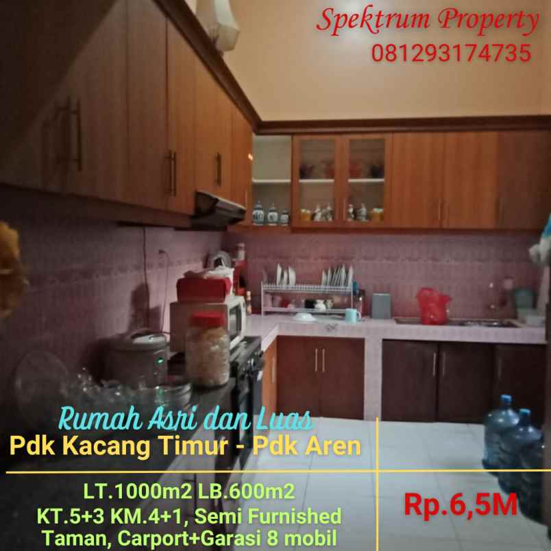 dijual rumah pondok kacang timur pondok