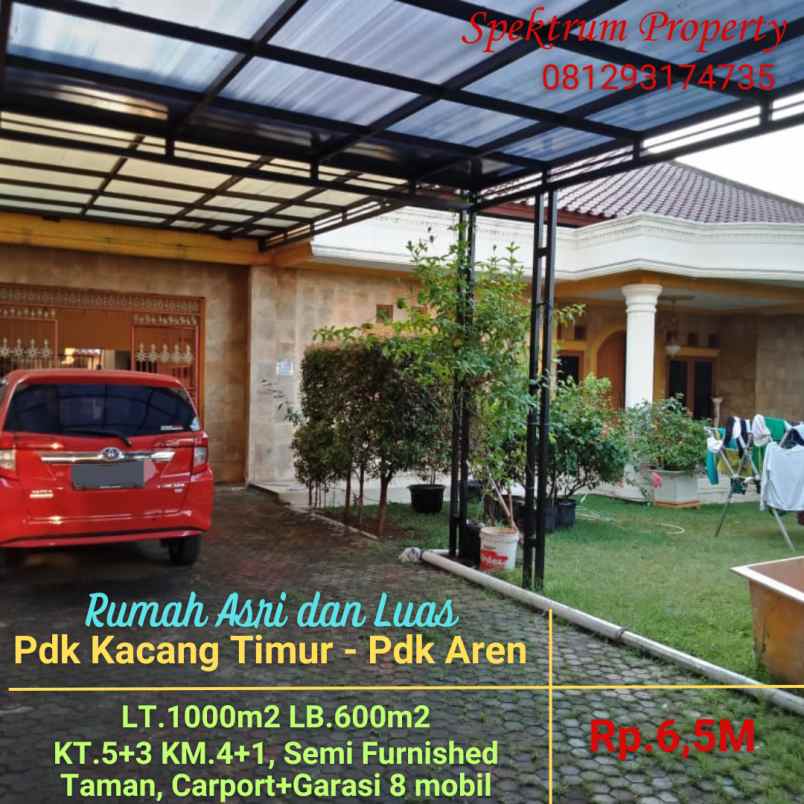 dijual rumah pondok kacang timur pondok