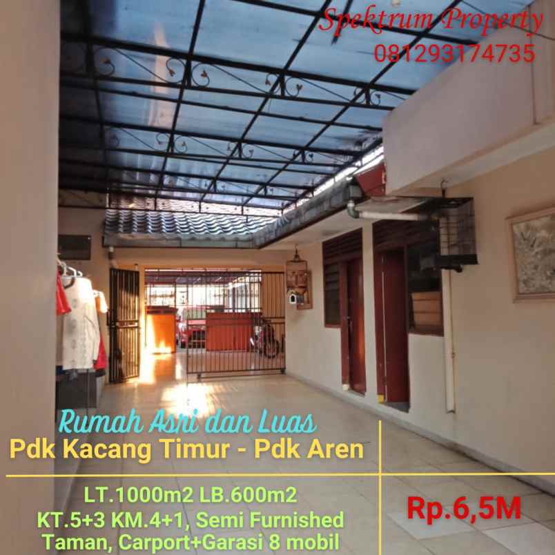 dijual rumah pondok kacang timur pondok