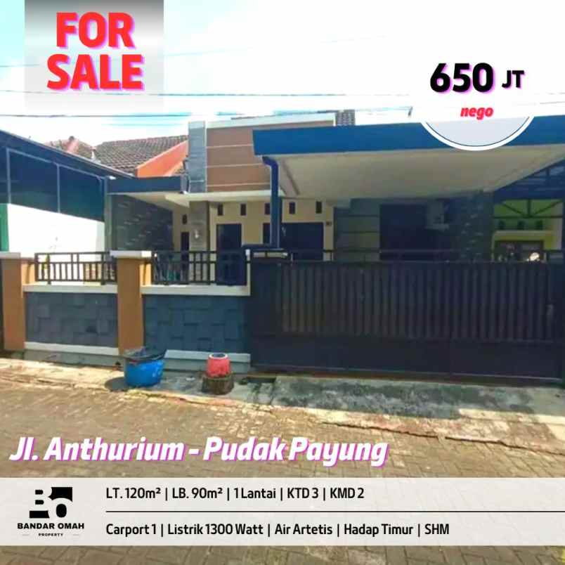 dijual rumah pudakpayung banyumanik