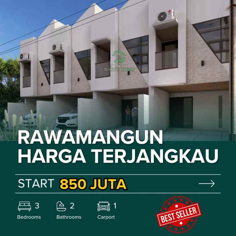 dijual rumah rawamangun