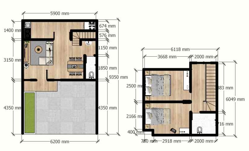 dijual rumah serpong utara tangerang