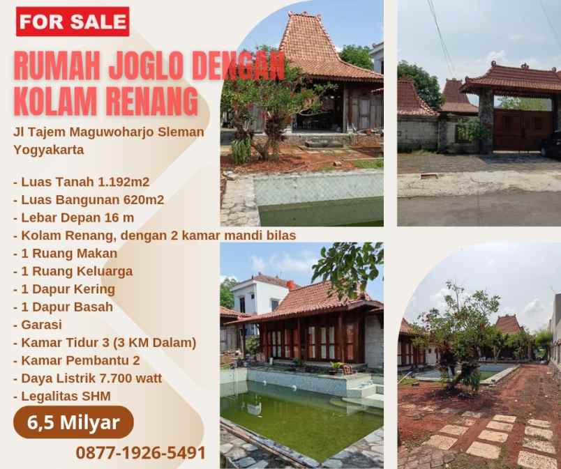 dijual rumah tajem maguwoharjo sleman