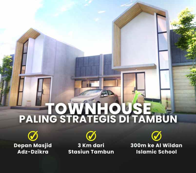 dijual rumah tambun