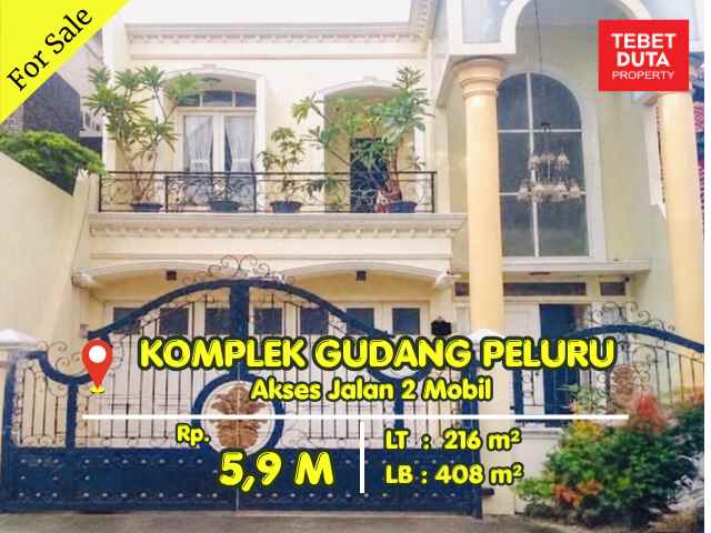 dijual rumah tebet