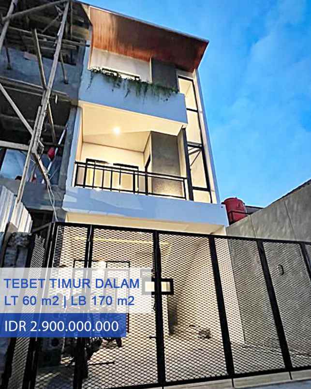 dijual rumah tebet timur dalam tebet