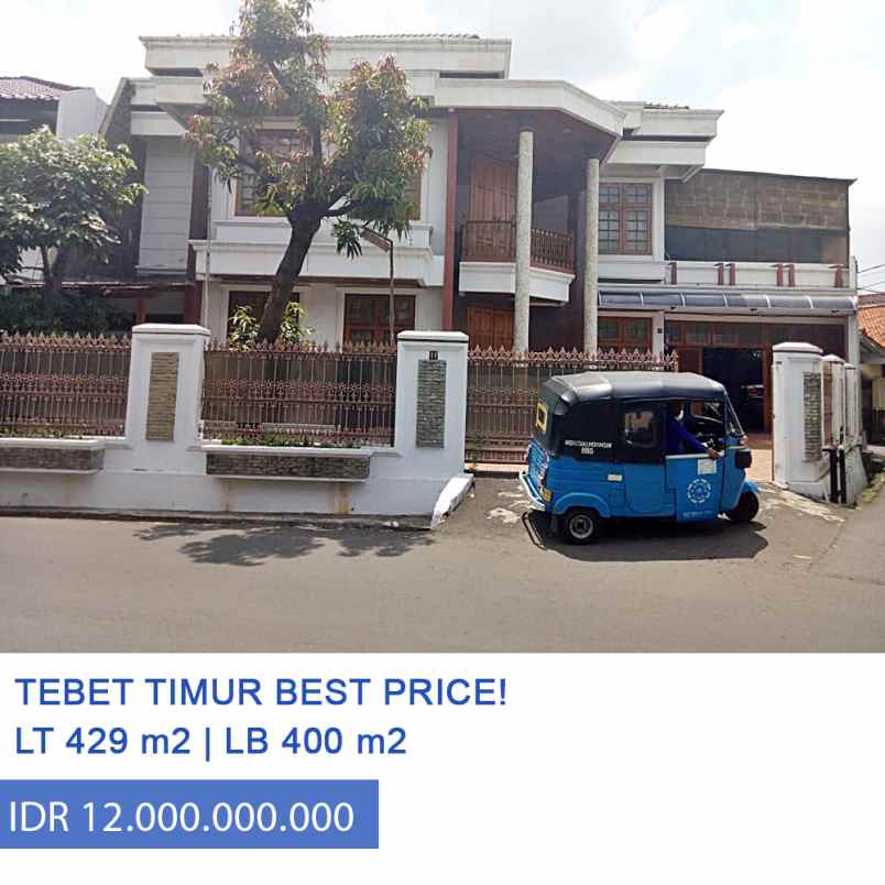 dijual rumah tebet timur jakarta selatan