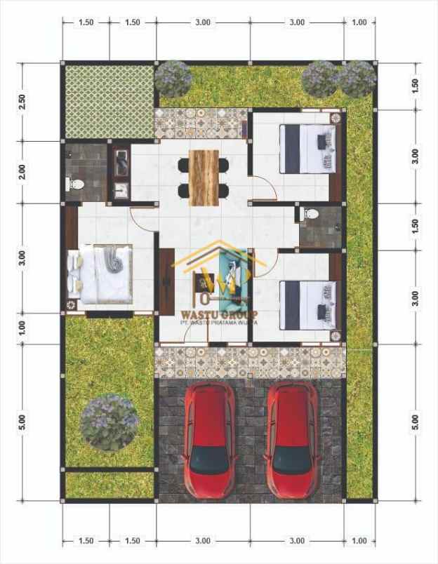 dijual rumah tegalarum borobudur