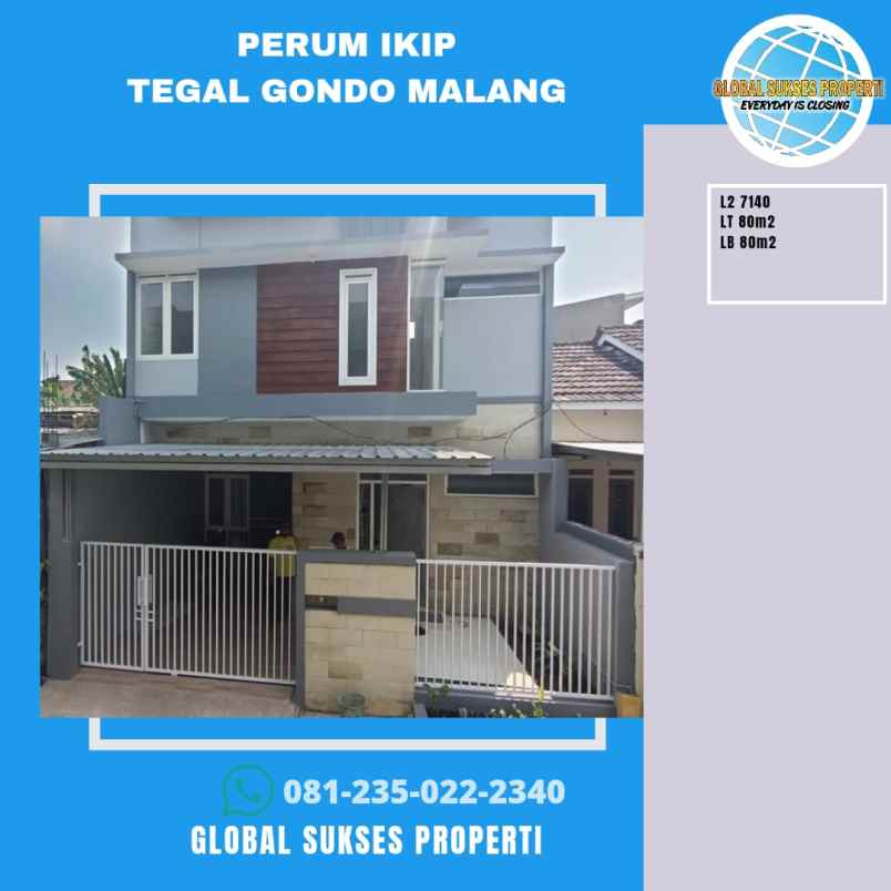 dijual rumah tegalgondo