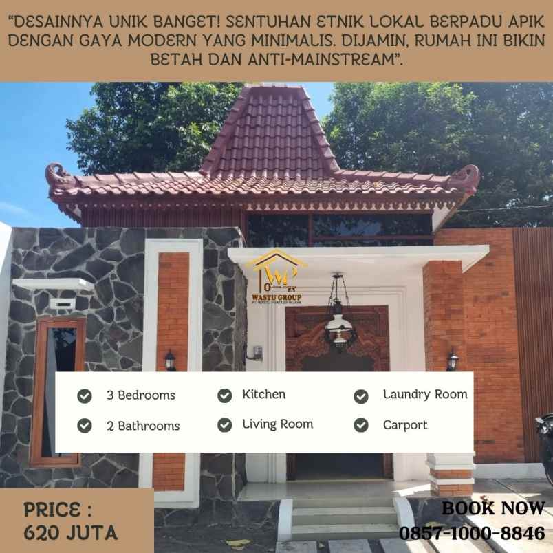 dijual rumah tlogo prambanan klaten