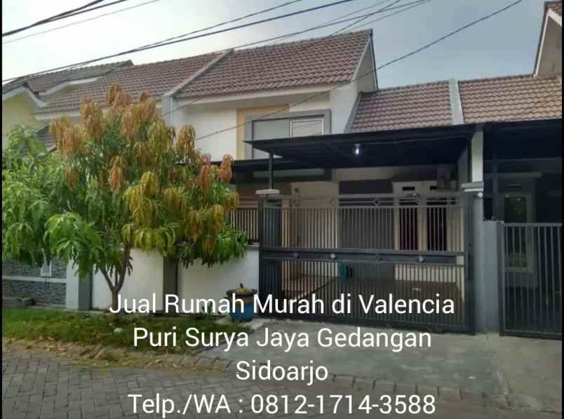 dijual rumah valencia puri surya jaya