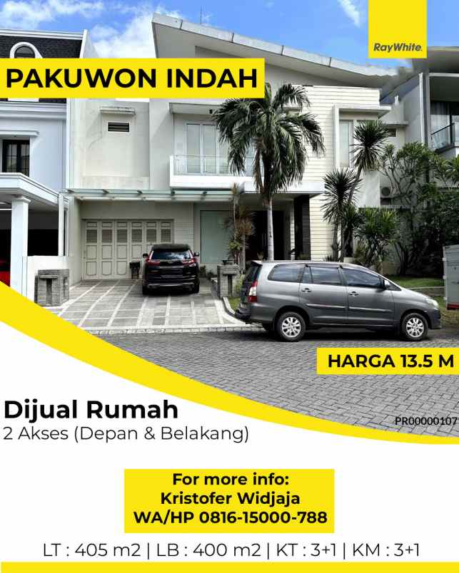 dijual rumah villa bukit regency 3