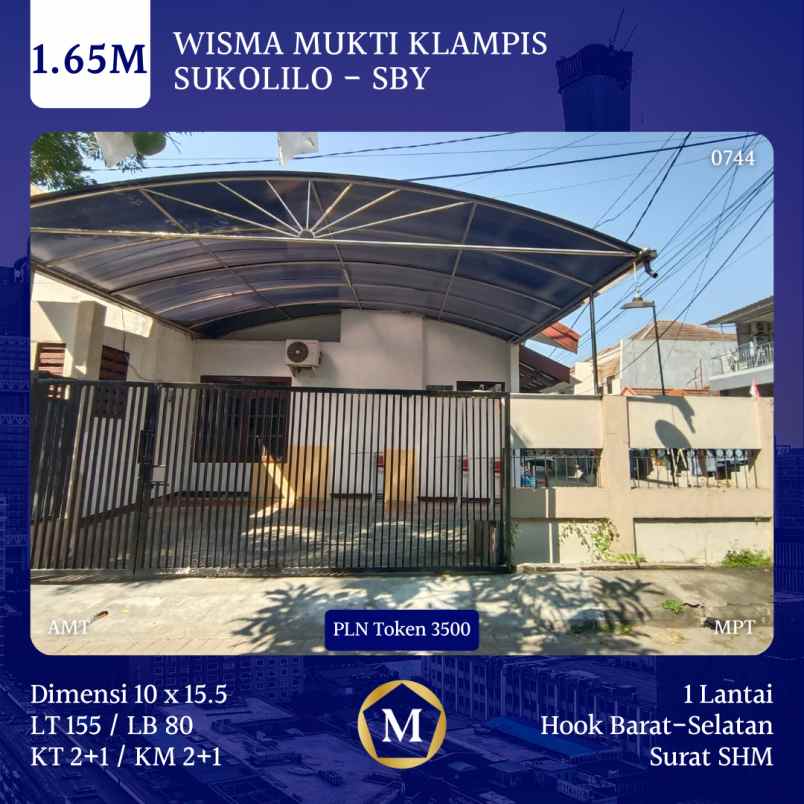 dijual rumah wisma mukti