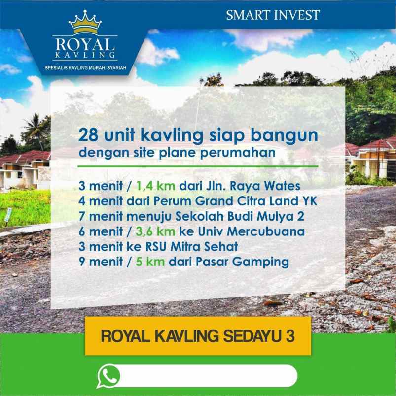 dijual tanah argomulyo bantul yogyakarta