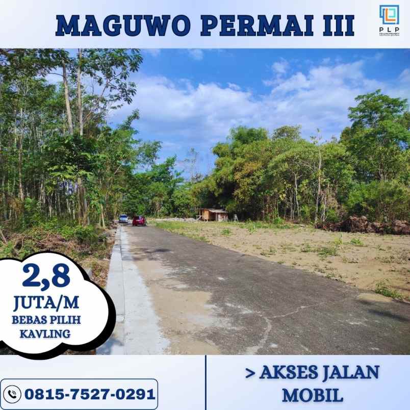 dijual tanah banjeng maguwoharjo depok