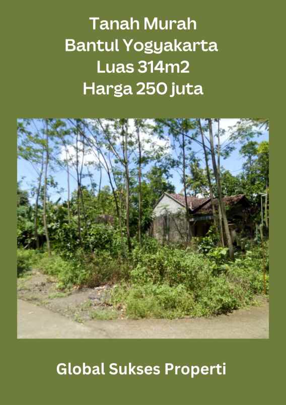 dijual tanah bantul