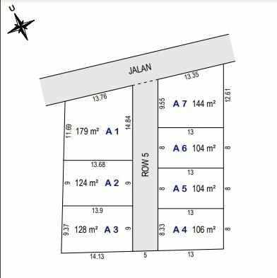 dijual tanah berbah