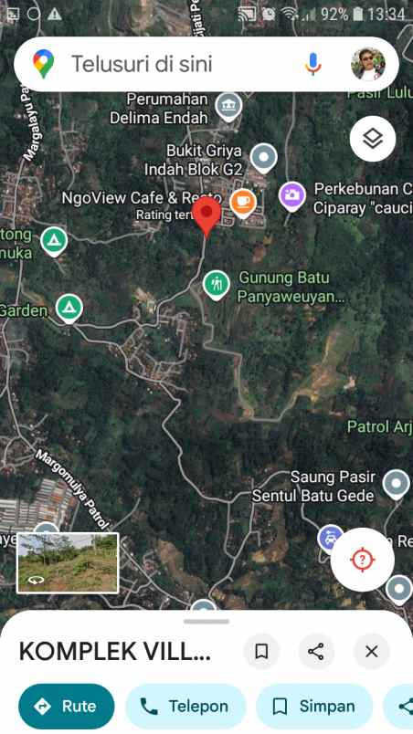 dijual tanah cangkring wargamekar