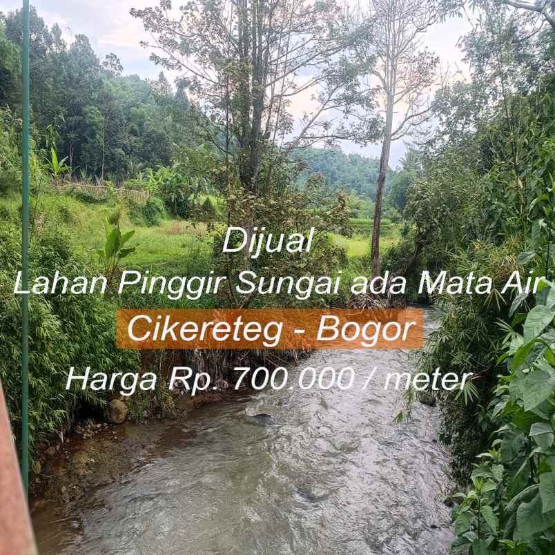 dijual tanah ciherang pondok kec