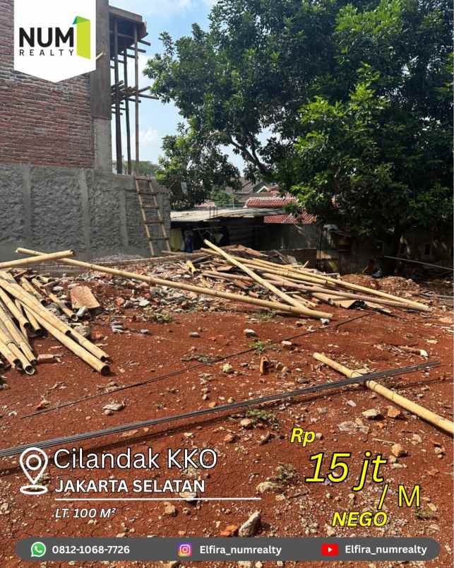 dijual tanah cilandak kko jakarta selatan
