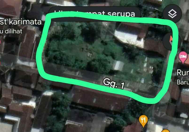 dijual tanah di jl s parman kec sumber sari kab jember