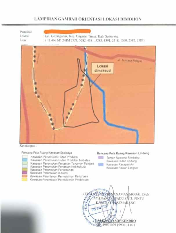 dijual tanah gedanganak