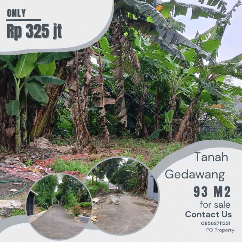 dijual tanah gedawang