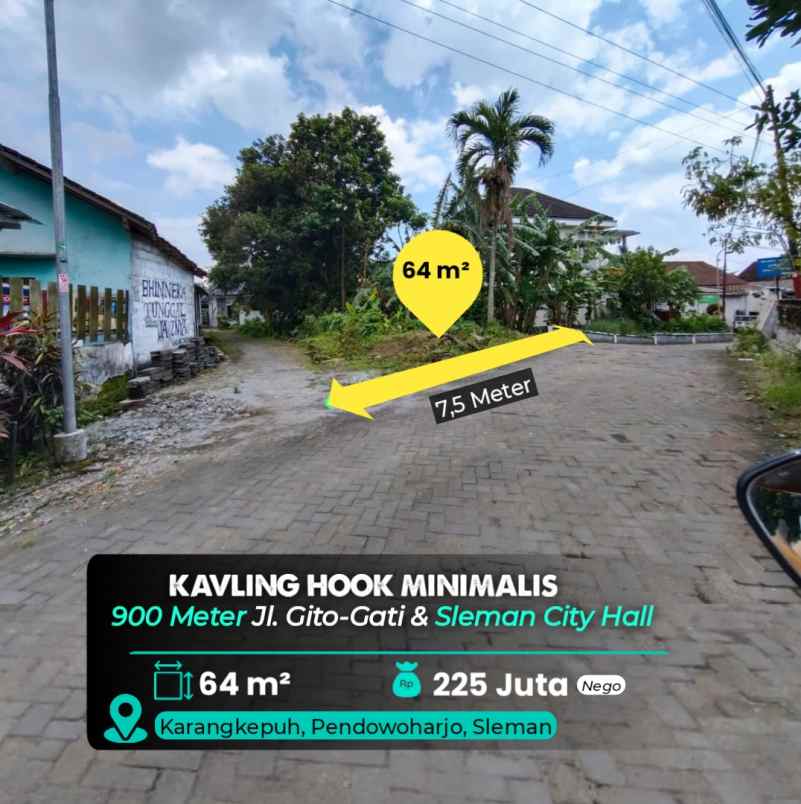 dijual tanah gito gati