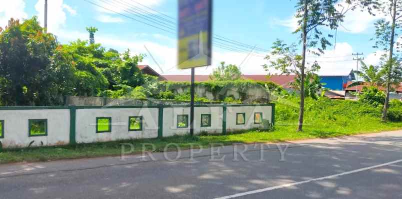 dijual tanah jalan budi utomo kota pontianak