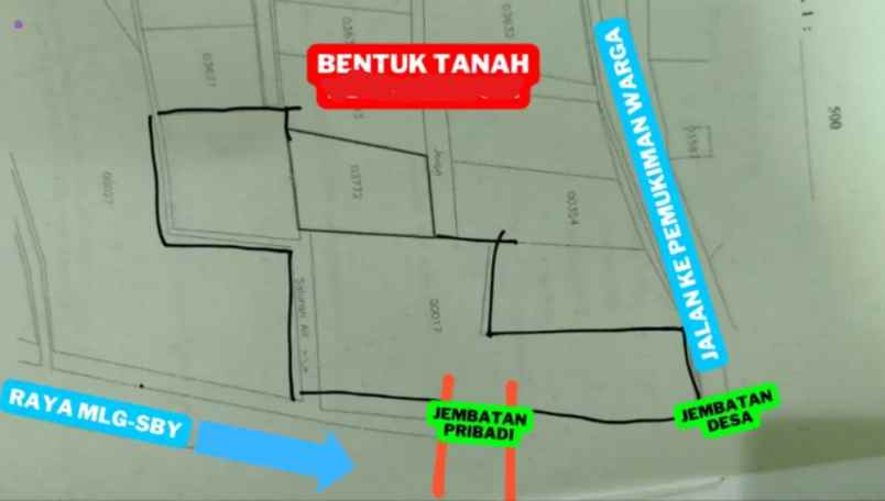 dijual tanah jalan buk kemanten