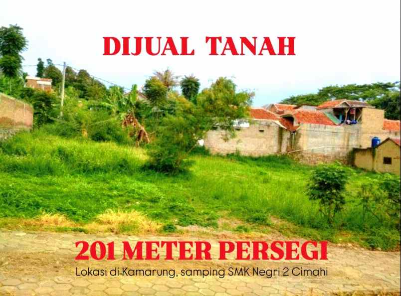 dijual tanah jalan kamarung cimahi