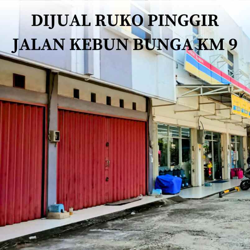 dijual tanah jalan kebun bunga