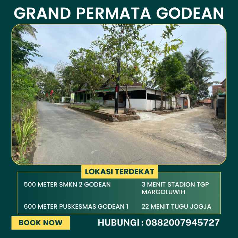 dijual tanah jalan pandean vii