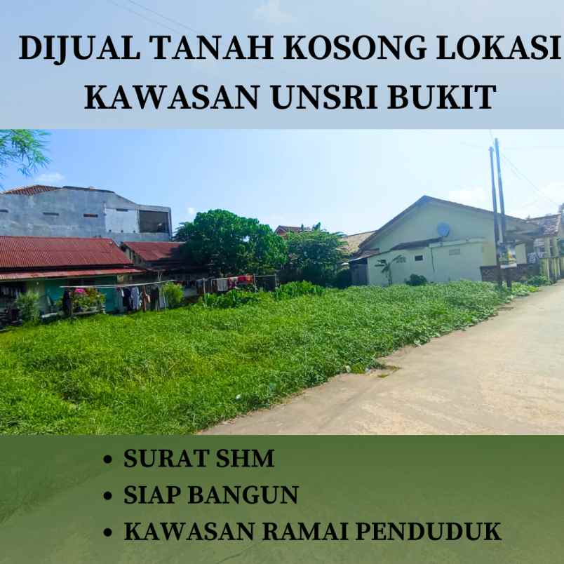 dijual tanah jalan politeknik