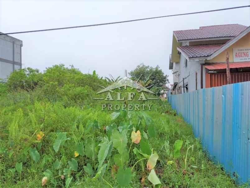 dijual tanah jalan utama perdamaian kota pontianak