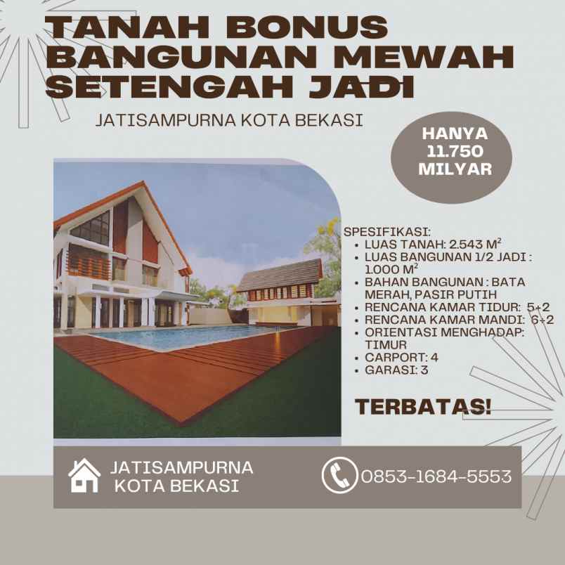 dijual tanah jatisampurna kota bekasi