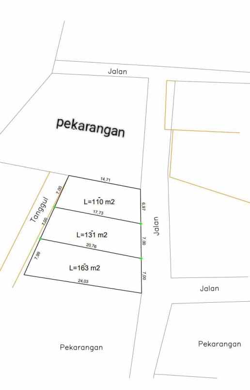 dijual tanah jl condongcatur kabupaten